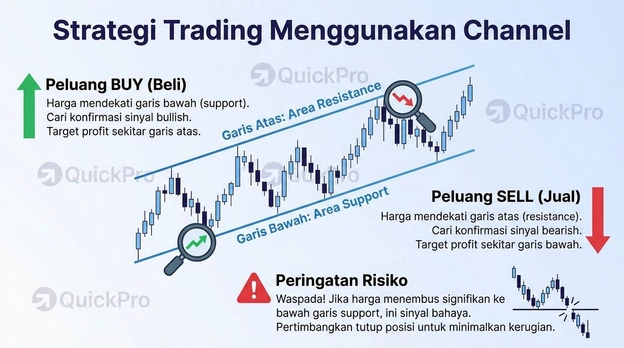 Strategi menggunakan channel