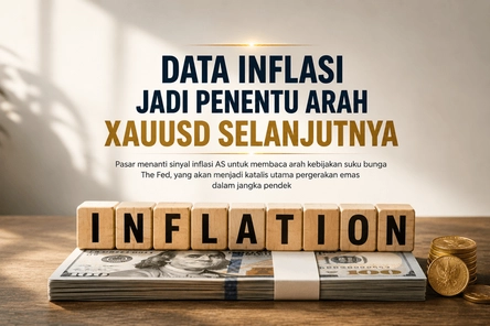 Data Inflasi penentu harga emas