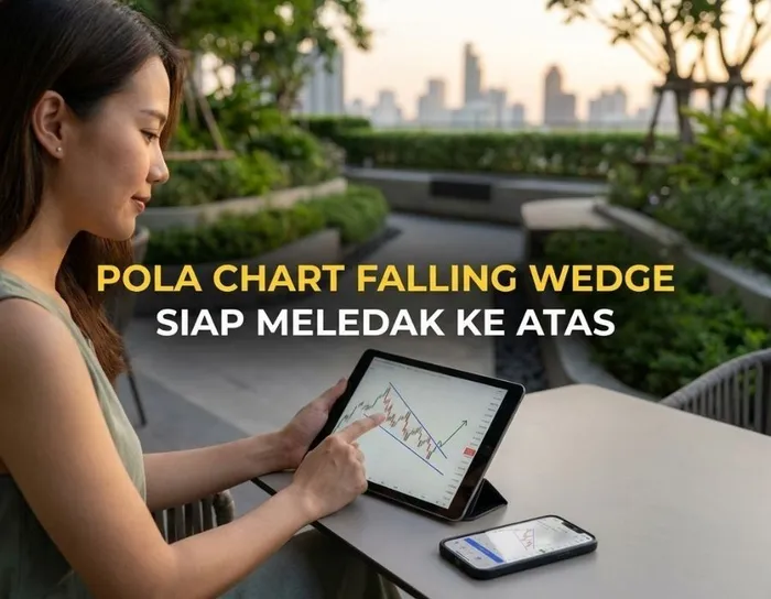 Strategi Membaca Pola Falling Wedge Guna Berburu Cuan Pas Market Mulai Balik Arah blog post