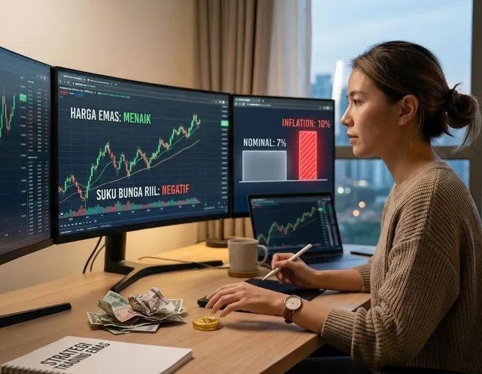 Bunga Bank vs Inflasi: Pake Rumus 'Real Interest Rate' Buat Prediksi Harga Emas yang Lebih Akurat. blog post