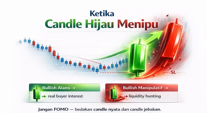 Ini Dia Cara Membedakan Candlestick Bullish Alami vs. Manipulasi Agar Tidak Terjebak di Puncak blog post