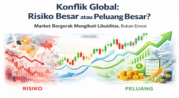Konflik global dan pengaruhnya terhadap harga emas