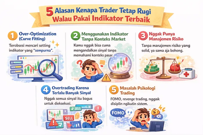 Kalau Indikator Trading Terbaik Itu Ada, Kenapa 80% Trader Tetap Rugi? blog post