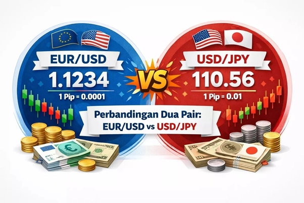 Perbandingan 2 pair dalam forex