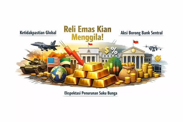 Reli emas kian menggila