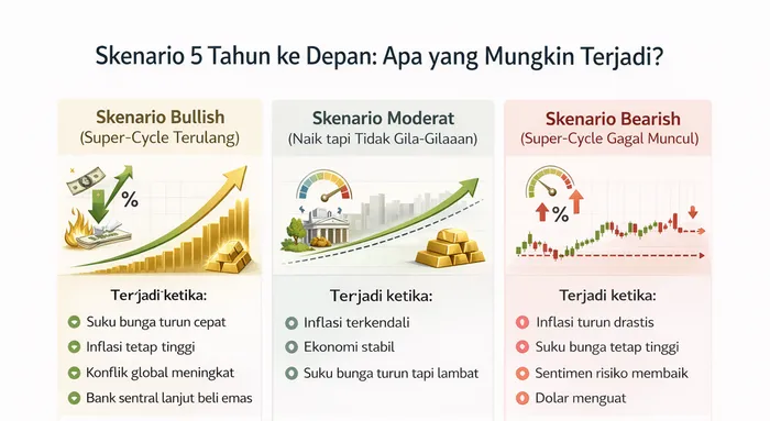 Misteri Harga Emas 5 Tahun ke Depan: Akankah Sejarah Super-Cycle Berulang? blog post