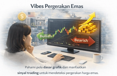Vibed pergerakan emas
