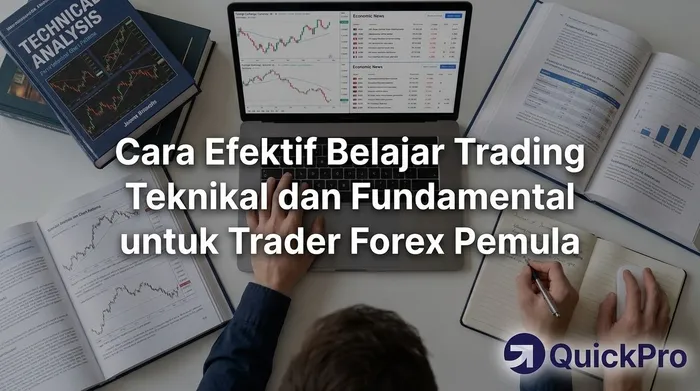 Cara Efektif Belajar Trading Teknikal dan Fundamental untuk Trader Forex Pemula blog post