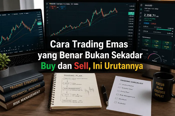 Cara Trading Emas yang Benar Bukan Sekadar Buy dan Sell, Ini Urutannya blog post