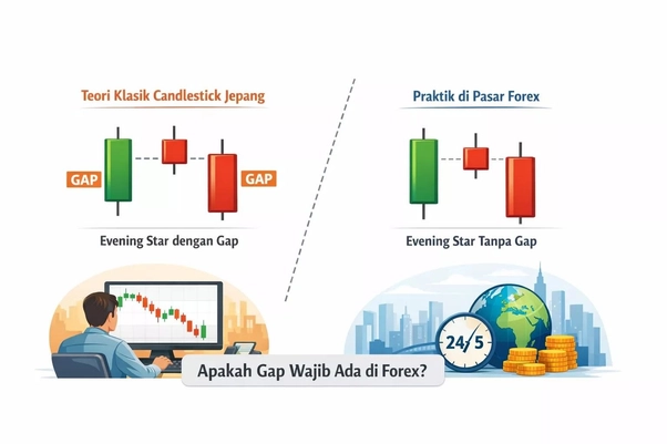 gap dalam candlestick
