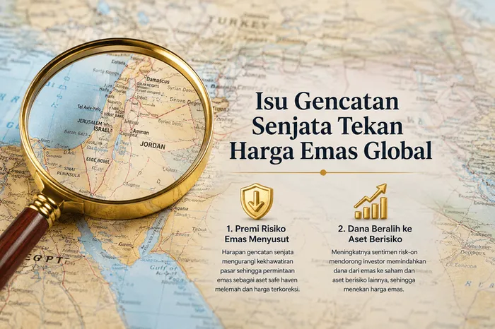 Harga Emas Global Melemah Akibat Isu Gencatan Senjata Timur Tengah: Ini Analisis Struktural dan Strategi Trading Terbaiknya! blog post