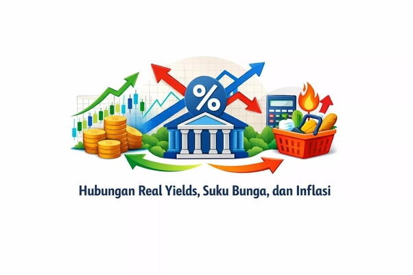 hubungan real yields dan suku bunga