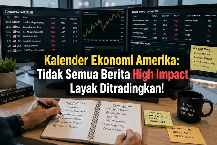 Kalender Ekonomi Amerika: Tidak Semua Berita High Impact Layak Ditradingkan! blog post