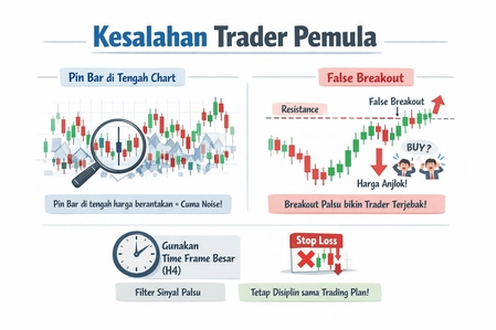 kesalahan trader pemula
