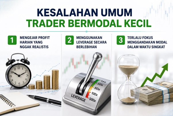 kesalahan trading modal kecil