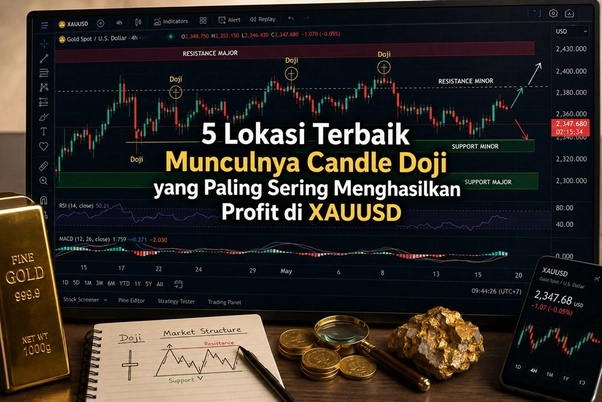 lokasi muncul nya doji