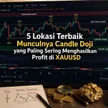 5 Lokasi Terbaik Munculnya Candle Doji yang Paling Sering Menghasilkan Profit di XAUUSD blog post