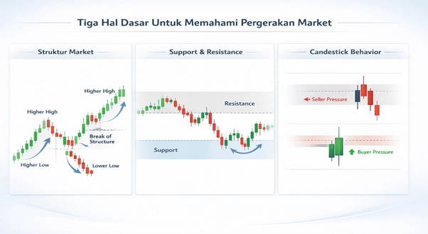 memahami pergerakan market