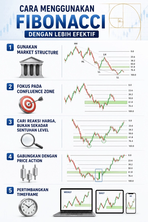 menggunakan fibonacci dengan efektif menggunakan fibonacci dengan efektif