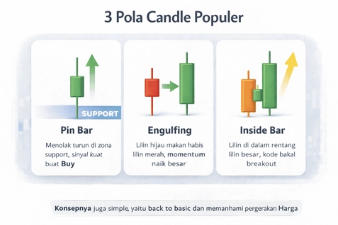pola candle populer