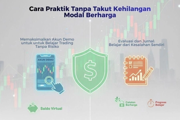 praktik belajar trading