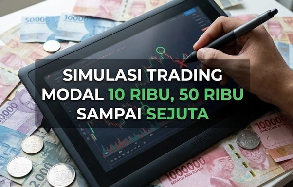 simulasi trading modal kecil