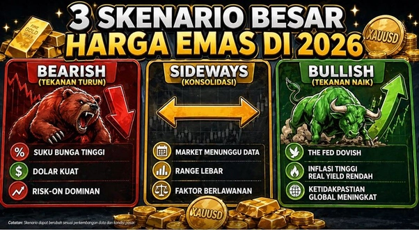 skenario harga emas 2026 skenario harga emas 2026
