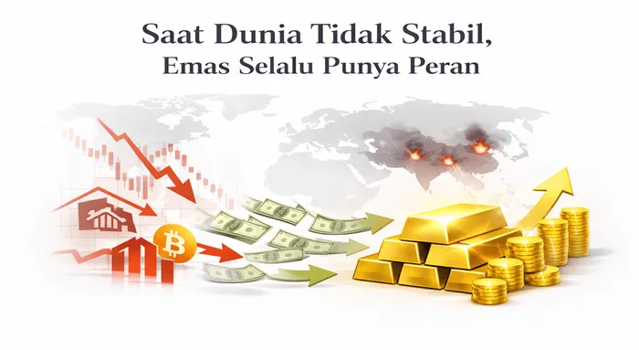 Prediksi Emas 2026: Ditengah Konflik Timur Tengah, AS, dan Israel , Apakah Harga Emas Siap Cetak Rekor Baru? blog post