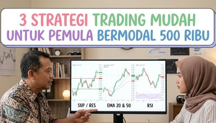 Trading Modal 500 Ribu Bisa Apa? Ini 3 Strategi Trading untuk Pemula & Cara Menghindari Margin Call blog post