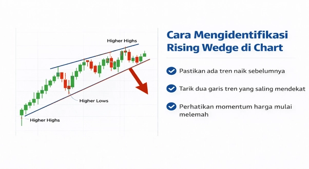 Identifikasi Rising Wedge Pattern Identifikasi Rising Wedge Pattern
