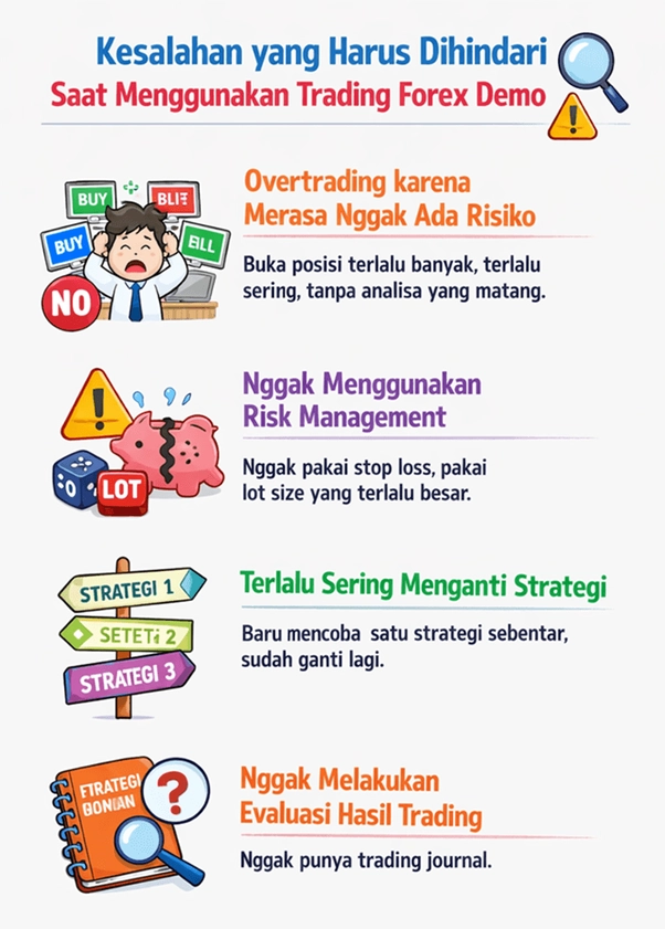 kesalahan yang harus dihindari saat menggunakan akun demo kesalahan yang harus dihindari saat menggunakan akun demo
