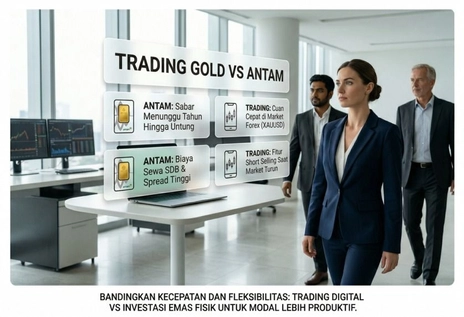 trading gold VS antam trading gold VS antam