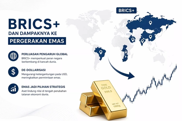 BRICS dan pergerakan emas BRICS dan pergerakan emas