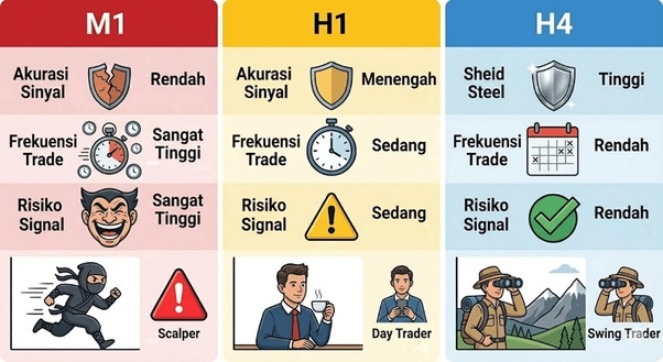 Teime Frame H1 dan M1 Teime Frame H1 dan M1