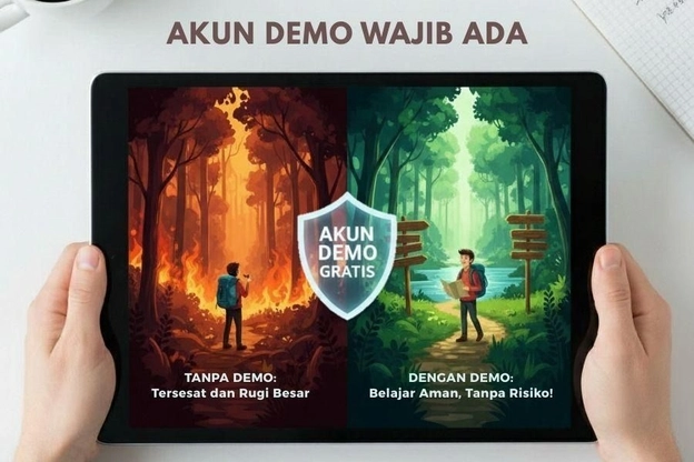 Akun demo wajib ada Akun demo wajib ada