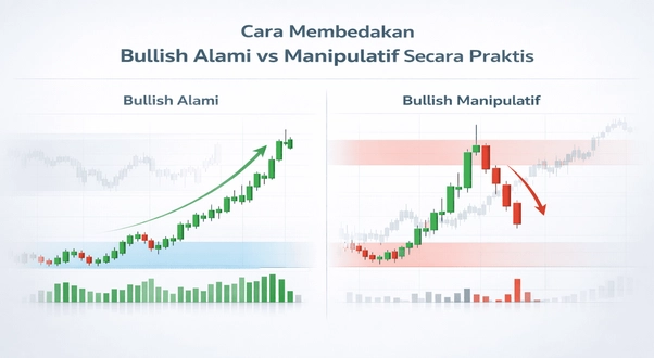 Bullish Manipulatif VS Praktis Bullish Manipulatif VS Praktis