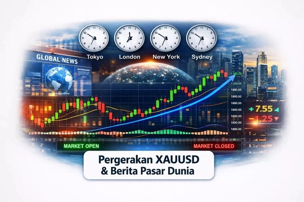 Pergerakan XAUUSD Pergerakan XAUUSD